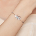 wholesale 925 Sterling Silver Evil Eye Of Horus Bracelet Cubic Zirconia Opal Jewelry For Women-0-3
