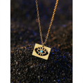 wholesale S925 Silver Cross-border Ins Style Evil Eye Necklace With Turquoise-0-2