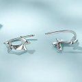 wholesale 925 Sterling Silver Butterfly Drop Earrings For Women Jewelry Gift-0-3