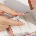 wholesale Sterling silver S925 textured twisted rope design ring-0-1