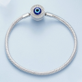 wholesale S925 silver-plated white gold Evil Eye Bracelet BSB122 fashion accessory-0-1