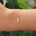 wholesale S925 Sterling Silver Rhinestone Simple And Elegant Hypoallergenic Ins Trendy。-0-1