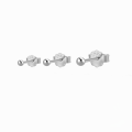 wholesale S925 Sterling Silver Creative Bead Earring Set,ins。-0-2