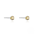 wholesale S925 Sterling Silver Small Elegant Colorful Zircon Stud Earrings For Daily Wear And Ear Care-0-5