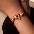 wholesale S925 Sterling Silver Chinese New Year Lucky Fortune Beaded Bracelet Set-0-3