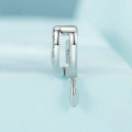 wholesale S925 sterling silver heart-shaped bead bracelet charm, eternal heart love positioning clasp-0-2