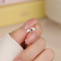 wholesale 925 Pure Silver Minimalist Small Elephant Stud Earrings For Women, Fashionable Niche Design, Hypoallergenic For Healing Ear Piercings, No Need To Remove Cartilage Earrings-0-2