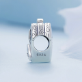 wholesale Viral S925 sterling silver heart-shaped house charm bead warm love beads-0-1
