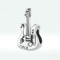 wholesale Sterling Silver Retro Bass S925 Beaded Bracelet Simple Artistic Music Charm-0-4