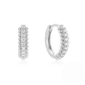 wholesale 925 Sterling Silver Twisted Figure-8 Zircon Stud Earrings,-0-7