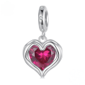 wholesale 925 sterling silver afternoon coffee red wine beads bulk jewelry bracelet bead set pendant-0-8