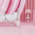 wholesale 925 silver Dream Ballet series beads bracelet charms combo-0-2