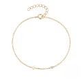 wholesale 925 Sterling Silver Mini Cross Single Zircon Ladies Bracelet,-0-0