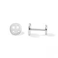 wholesale S925 Sterling Silver Rhinestone Evil Eye Flat Threaded Cartilage Ear Stud, Small Snake Smiley Ear Crawler-0-12