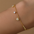 wholesale S925 Sterling Silver Fashion Love Heart Zircon Inlaid Super Sparkling Light Luxury Temperament Bracelet For Women-0-1