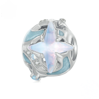 wholesale 925 Silver Iridescent Starry Sky Bead Mix Wholesale Jewelry Supplies-undefined