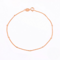 wholesale S925 Sterling Silver, Gold Bead, Versatile Layering Bracelet, Ins Style, Minimalist Design, High-end Accessory-0-6