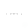 wholesale S925 Sterling Silver Industrial Piercing Chain Barbell Threaded Ear Cartilage Stud-0-14