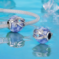 wholesale S925 silver loose beads: Horus Eye, Evil Eye charms for jewelry making-0-2