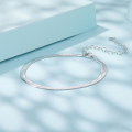 wholesale 925 Sterling Silver Snake Chain Anklet For Women Adjustable Herringbone Ankle Bracelet-0-1
