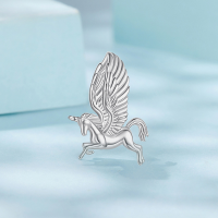 wholesale S925 sterling silver dream unicorn bead bracelet charms accessories, metal material first-undefined
