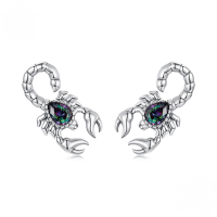 wholesale "s925 Sterling Silver Scorpion Earring Ring Set Fashion Personality Earrings For Women"-undefined