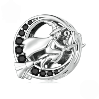 wholesale S925 Sterling Silver Retro Dark Halloween Bead Bracelet Set Diy Mix-undefined