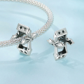wholesale Sterling silver 925 classic cross beads, versatile charm for DIY jewelry-0-2