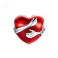 wholesale S925 silver lucky koi red versatile bracelet pendant charm set-0-9