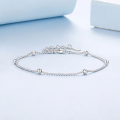 wholesale S925 sterling silver summer fine bead chain bracelet minimalist jewelry for women-0-1