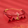 wholesale S925 Sterling Silver Chinese New Year Lucky Fortune Beaded Bracelet Set-0-4