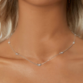 wholesale 925 Sterling Silver Butterfly Cubic Zirconia Anklet Dainty Chain Ankle Bracelet For Women-0-2