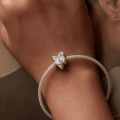 wholesale 925 Sterling Silver Blue Opal Heart Star Charm Bead With Cubic Zirconia For Bracelet-0-3