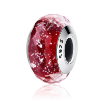 wholesale 925 sterling silver afternoon coffee red wine beads bulk jewelry bracelet bead set pendant-undefined