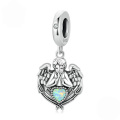 wholesale "S925 sterling silver heart-shaped beads, love series, DIY jewelry charms"-0-8