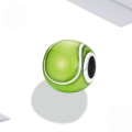wholesale Sterling Silver S925 Tennis Beaded Bracelet Green Oil Simple Sport SCC2032-0-2