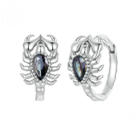 wholesale "s925 Sterling Silver Scorpion Earring Ring Set Fashion Personality Earrings For Women"-undefined