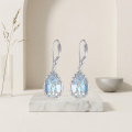 wholesale 925 Sterling Silver Couple Tree Of Life Moonstone Drop Earrings White Gold Plated-0-1