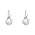 wholesale 925 Sterling Silver Elegant Butterfly Moissanite Earrings In Silver With Sparkling Accents-0-1