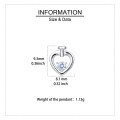 wholesale 925 Sterling Silver Elegant Silver Heart-shaped Stud Earrings With Sparkling Central Moissanite-0-3