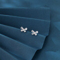 wholesale 925 Sterling Silver Elegant Butterfly Zircon Earrings In Sterling Silver-0-4