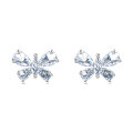 wholesale 925 Sterling Silver Elegant Butterfly Zircon Earrings In Sterling Silver-0-1