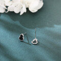 wholesale 925 Sterling Silver Elegant Teardrop Earrings With Pearl-edged Design-0-4