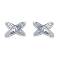 wholesale 925 Sterling Silver Elegant Star-shaped Zircon Earrings In Sterling Silver-0-0