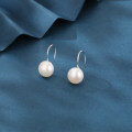 wholesale 925 Sterling Silver Elegant Pearl Drop Earrings In Sterling Silver-0-4