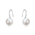 wholesale 925 Sterling Silver Elegant Pearl Drop Earrings In Sterling Silver-0-1