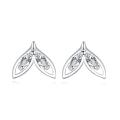 wholesale 925 Sterling Silver Elegant Silver Stud Earrings With Marquise Zircons - Timeless Sophistication-0-5