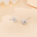 wholesale 925 Sterling Silver Elegant Crown-shaped Zircon Earrings In Sterling Silver-0-5