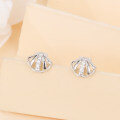 wholesale 925 Sterling Silver Elegant Crown-shaped Zircon Earrings In Sterling Silver-0-4