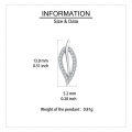 wholesale 925 Sterling Silver Elegant Teardrop Zircon Earrings In Sterling Silver-0-3